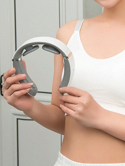 Portable Smart Neck Massager – Wireless 3D EMS Electric Cervical Massager with Heat for Deep Tissue Relief