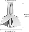 Portable Stainless Steel Nose & Ear Hair Trimmer – Painless, Waterproof for Men & Women