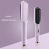 Preheated Hair Straightening Comb – Dual Voltage 110V/220V, Anti-Scald for All Hair Types