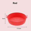 Reusable Silicone Air Fryer Liner Pot – 8 Inch Non-Stick, Oil-Draining, Dishwasher Safe