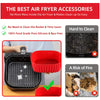 Reusable Square Silicone Air Fryer Liner – Non-Stick, Dishwasher Safe Baking Insert