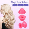 Heatless Hair Curlers Set – 10 Pcs Soft Overnight Silicone Rollers for Women & Kids, No Heat Damage