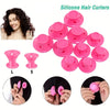 Heatless Hair Curlers Set – 10 Pcs Soft Overnight Silicone Rollers for Women & Kids, No Heat Damage