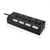 High-Speed USB 2.0 Hub Adapter – 4 or 7 Port USB Splitter with LED Switch for PC & Laptop