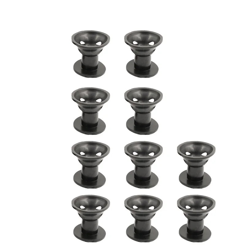 Heatless Hair Curlers Set – 10 Pcs Soft Overnight Silicone Rollers for Women & Kids, No Heat Damage