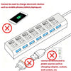 High-Speed USB 2.0 Hub Adapter – 4 or 7 Port USB Splitter with LED Switch for PC & Laptop