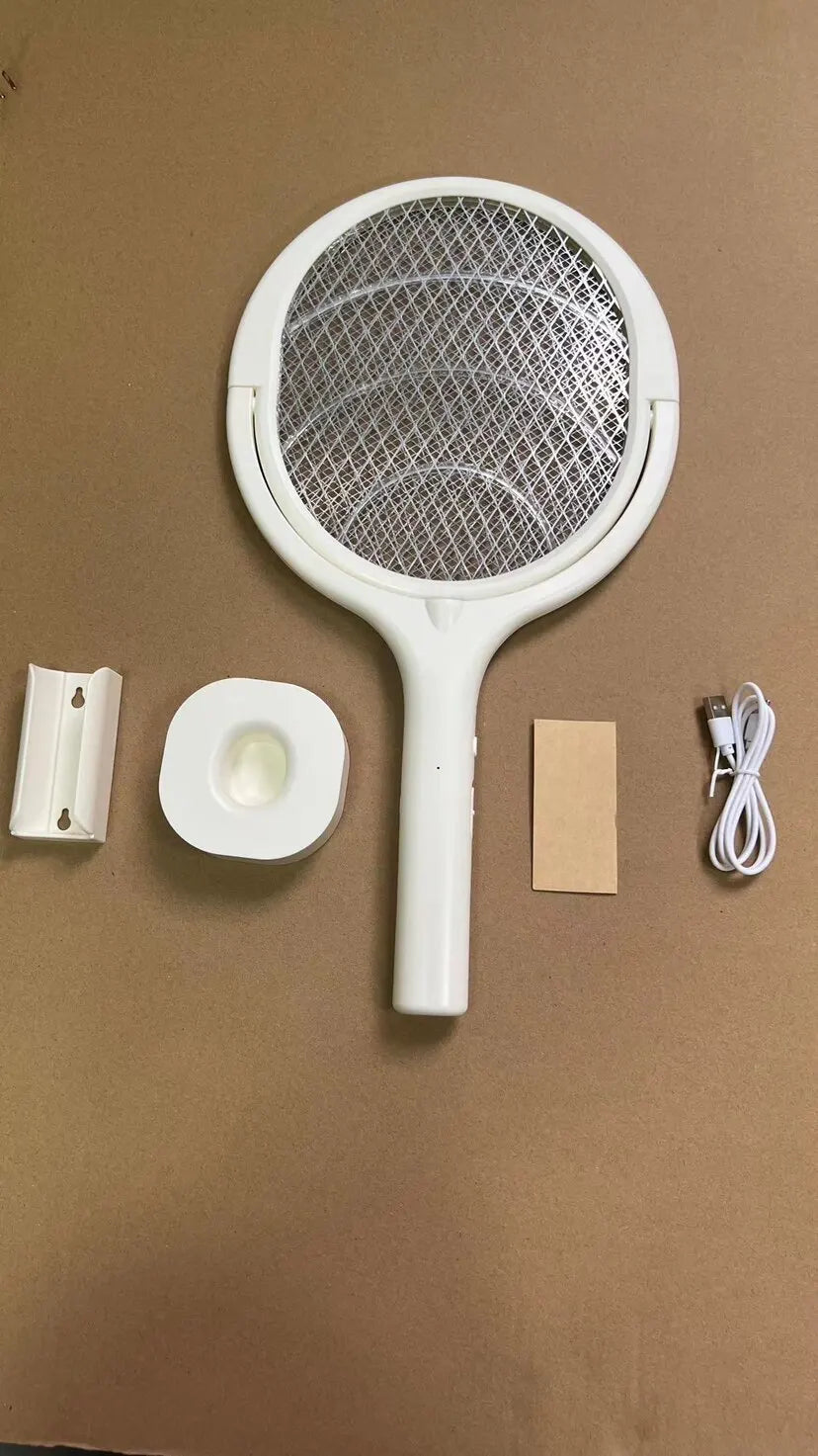 5-in-1 Electric Mosquito Racket – Fast Charging, LED Light & Safety Mesh for Home & Outdoor