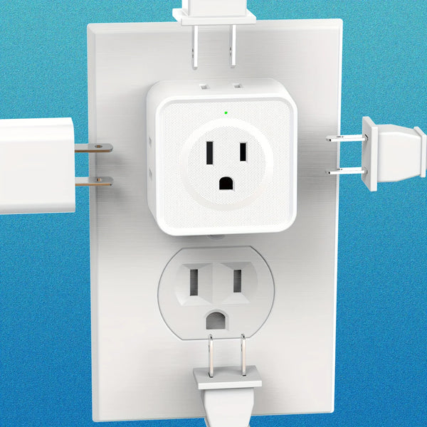 5-Way Multi Plug Outlet Extender – Wall Outlet Expander for Home, Office & Travel (US Plug)