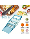 7-in-1 Mandoline Slicer – Vegetable, Potato, Cheese & Cucumber Grater with Stainless Steel Blades