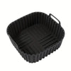 Reusable Square Silicone Air Fryer Liner – Non-Stick, Dishwasher Safe Baking Insert