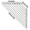 Foldable Triangle Dish Drying Rack – Stainless Steel Corner Sink Organizer & Sponge Holder