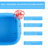 Reusable Square Silicone Air Fryer Liner – Non-Stick, Dishwasher Safe Baking Insert