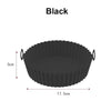 Reusable Silicone Air Fryer Liner Pot – 8 Inch Non-Stick, Oil-Draining, Dishwasher Safe