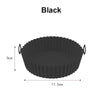 Reusable Silicone Air Fryer Liner Pot – 8 Inch Non-Stick, Oil-Draining, Dishwasher Safe