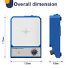 Magnetic Stirrer Mixer with Stir Bar – Adjustable 0-2500 RPM, 2000ml, CE Certified (AC 100-240V)