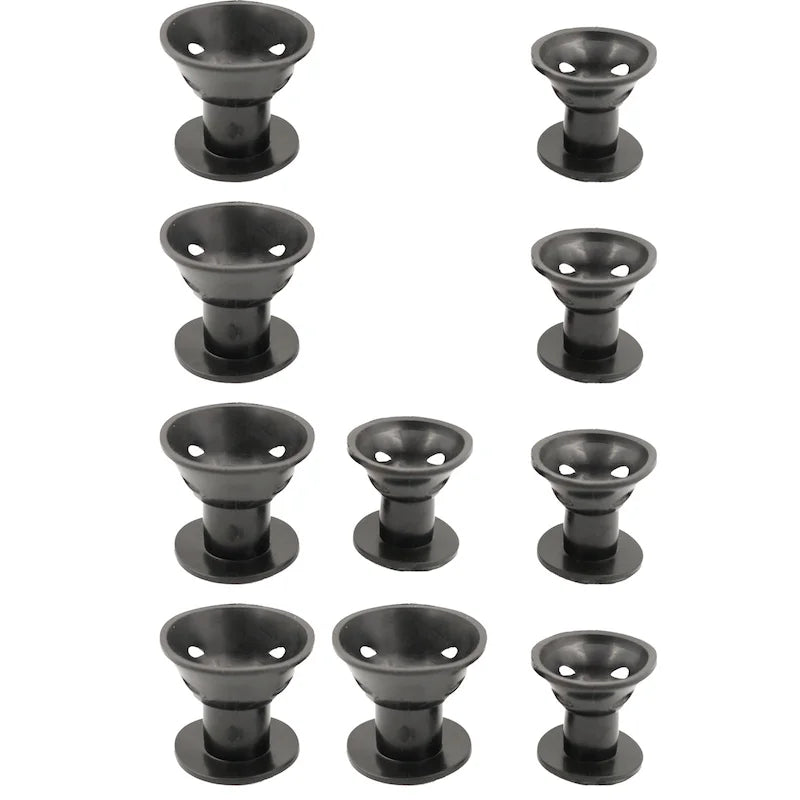 Heatless Hair Curlers Set – 10 Pcs Soft Overnight Silicone Rollers for Women & Kids, No Heat Damage