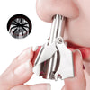 Portable Stainless Steel Nose & Ear Hair Trimmer – Painless, Waterproof for Men & Women