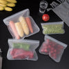 Reusable Silicone Food Storage Bags – Leakproof Stand-Up Zip Lunch Bags, BPA-Free