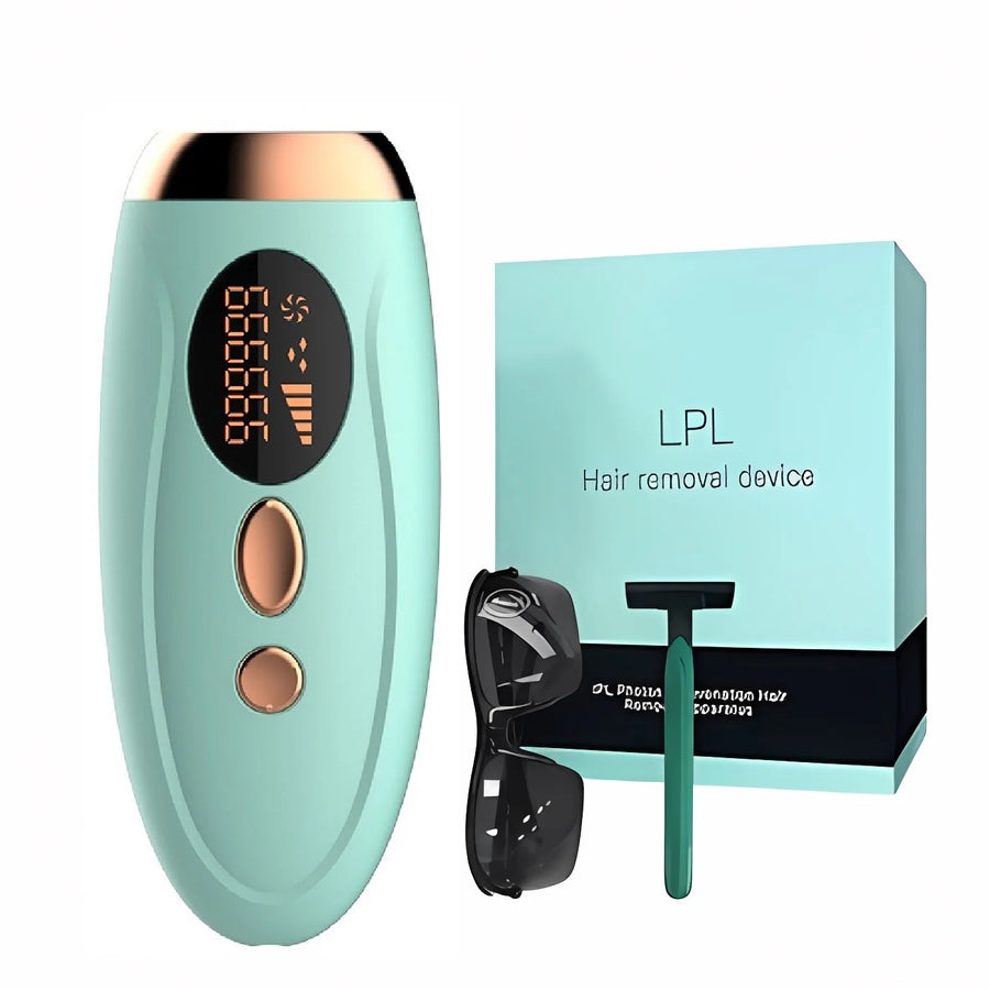 IPL Laser Hair Remover – 999,990 Flashes, 5 Levels, LCD Display for Women & Men