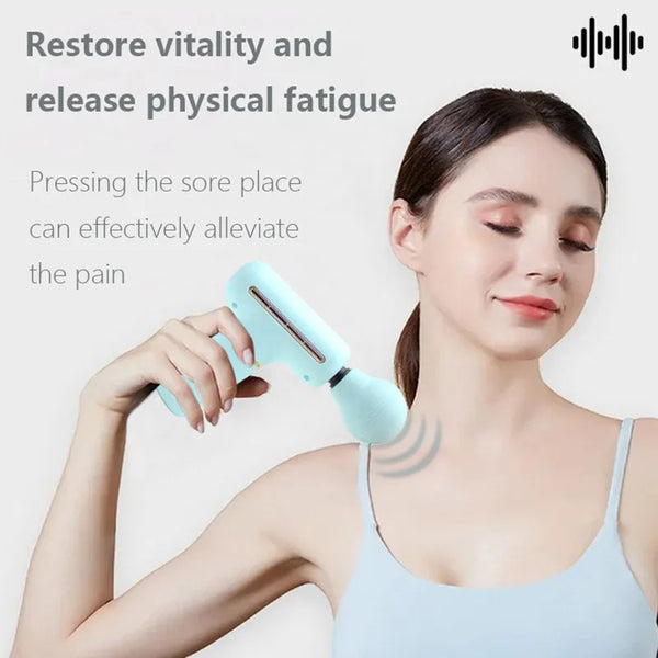 Portable Muscle Massage Gun – Deep Percussion Therapy for Fast Recovery & Pain Relief