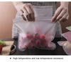 Reusable Silicone Food Storage Bags – Leakproof Stand-Up Zip Lunch Bags, BPA-Free