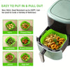 Reusable Square Silicone Air Fryer Liner – Non-Stick, Dishwasher Safe Baking Insert