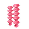 Heatless Hair Curlers Set – 10 Pcs Soft Overnight Silicone Rollers for Women & Kids, No Heat Damage