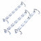 Space-Saving Metal Clothes Hangers with Magic Hook – 6-Hole Wardrobe Organizer (1/3 Pcs)