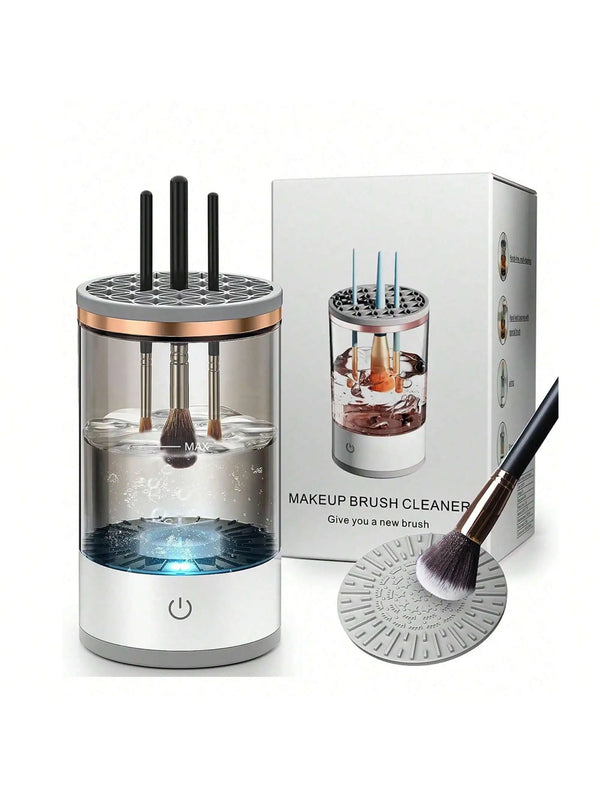 Electric Makeup Brush Cleaner Machine – Auto Spinner for Fast, Hygienic Brush Cleaning