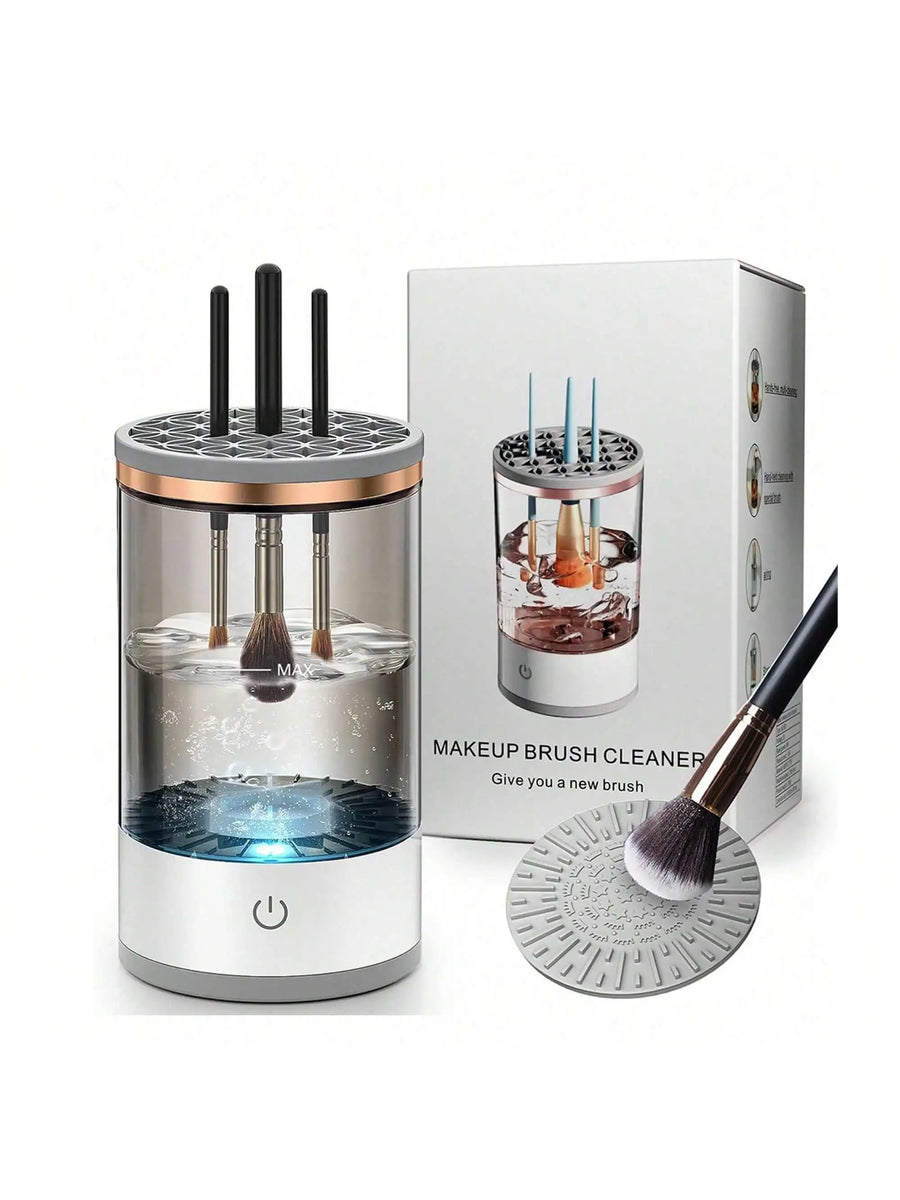 Electric Makeup Brush Cleaner Machine – Auto Spinner for Fast, Hygienic Brush Cleaning