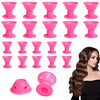 Heatless Hair Curlers Set – 10 Pcs Soft Overnight Silicone Rollers for Women & Kids, No Heat Damage