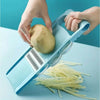 7-in-1 Mandoline Slicer – Vegetable, Potato, Cheese & Cucumber Grater with Stainless Steel Blades