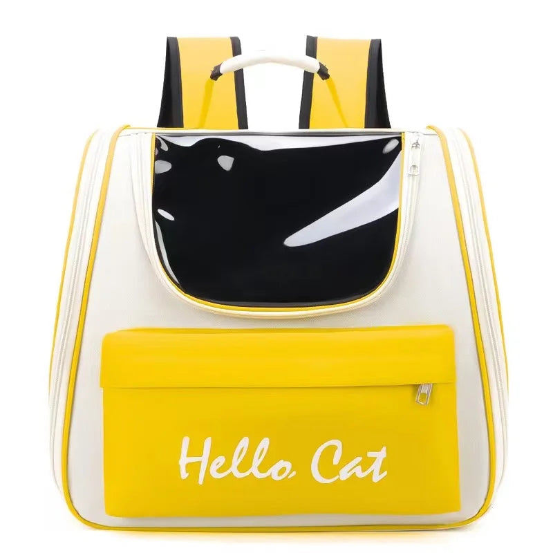 Breathable Portable Cat Outdoor Carrier Bag – Fits Cats 0-7.5kg, Secure & Comfy