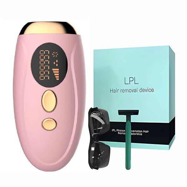 IPL Laser Hair Remover – 999,990 Flashes, 5 Levels, LCD Display for Women & Men