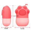 Ice Roller for Face & Eyes – Cooling De-Puff Skin Care Tool with Silicone Brush & Scrubber Mat