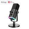 Portable Dynamic Wireless Microphone with Touch Control – Karaoke, Streaming & Recording