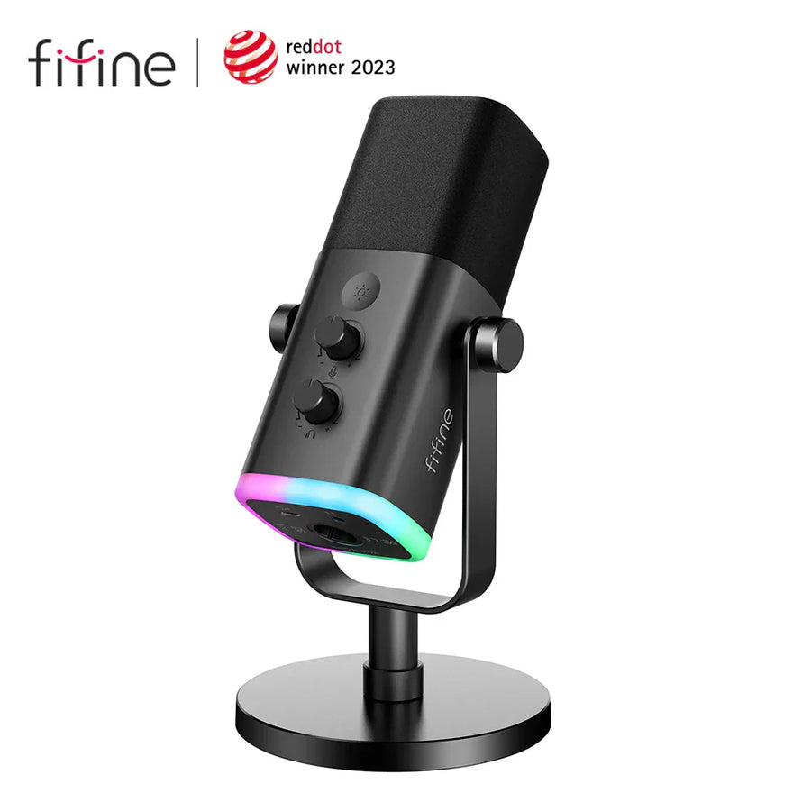 Portable Dynamic Wireless Microphone with Touch Control – Karaoke, Streaming & Recording