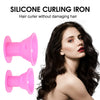 Heatless Hair Curlers Set – 10 Pcs Soft Overnight Silicone Rollers for Women & Kids, No Heat Damage