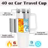 SenYork 40oz Sublimation Blank Stainless Steel Vacuum Tumbler with Handle