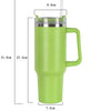 SenYork 40oz Sublimation Blank Stainless Steel Vacuum Tumbler with Handle