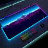 Luminous RGB LED Mouse Pad – Large Gaming Desk Pad with Waterproof Surface
