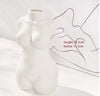 Home Decor Sculpture Ceramic Vase – Artistic Statement Piece for Living Room & Office