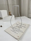 Nordic Style Iron Flower Vase – Minimalist Matte Geometric Vase for Home & Office Decor