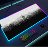 Luminous RGB LED Mouse Pad – Large Gaming Desk Pad with Waterproof Surface