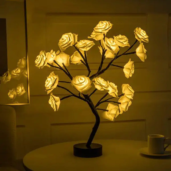 Blossom Bliss Glowing Rose Tree – LED Romantic Light for Home & Gift