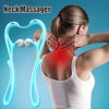 Dual Pressure Point Neck & Shoulder Massager – 4-Knob Trigger Point Tool for Instant Pain & Tension Relief