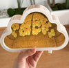 Cloud Tulip Mirror Lamp – Aesthetic LED Night Light for Bedroom & Room Decor