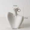 Home Decor Sculpture Ceramic Vase – Artistic Statement Piece for Living Room & Office