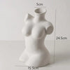 Home Decor Sculpture Ceramic Vase – Artistic Statement Piece for Living Room & Office