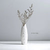 Modern Minimalist White Hemp Rope Ceramic Vase – Scandinavian & Boho Home Decor